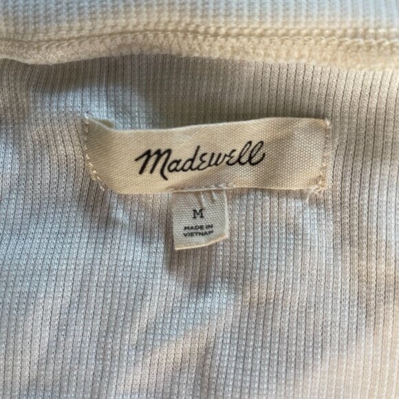 Madewell Fine Ribbed Supercrop Crewneck Long-Sleeve Tee - Picture 5 of 5